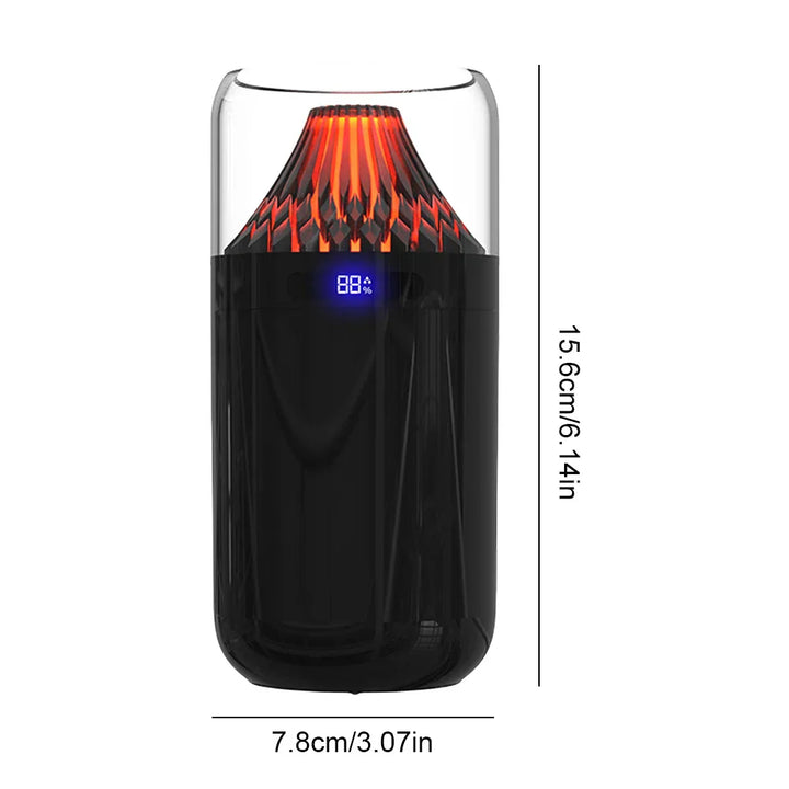 Skanto | Vulcanflamme LED Aromaterapi Essensielle Olje Tåke Diffuser