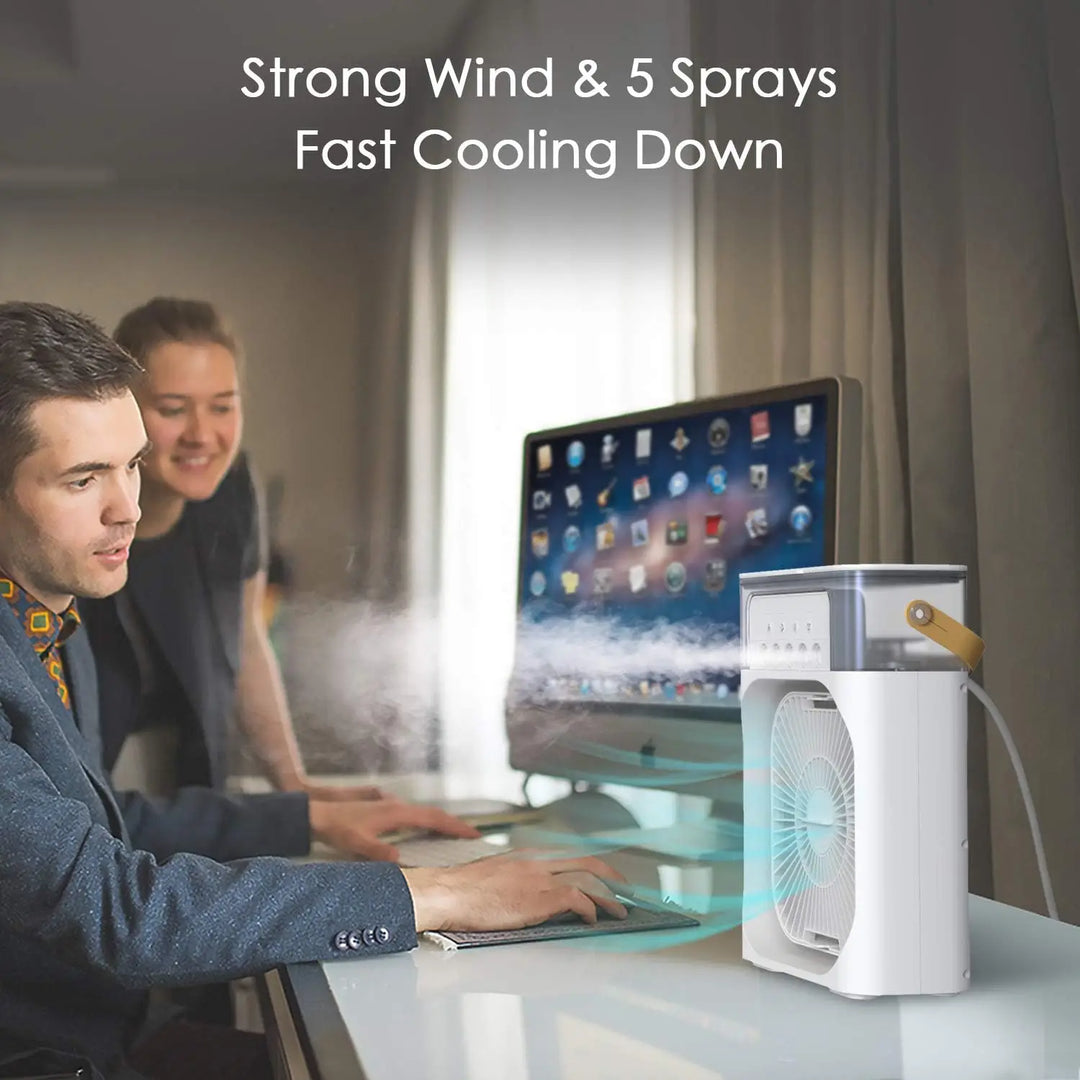Skanto | AirMist Pro Desktop Luftfukter Vifte