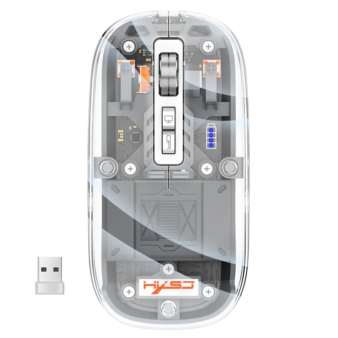 Skanto | Transparent Trådløs Bluetooth Mus