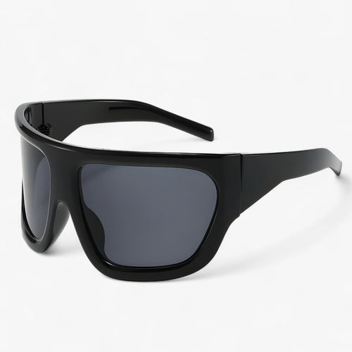 Oversized Steampunk Sports Sunglasses with Wraparound Design – Ignix | Skanto