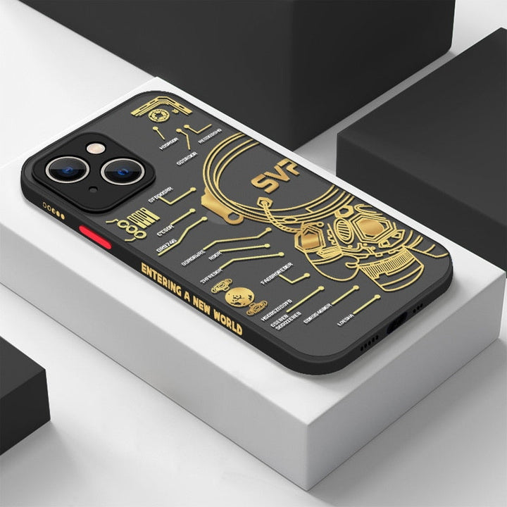 Skanto | Space Road Relax Astronaut iPhone-deksel