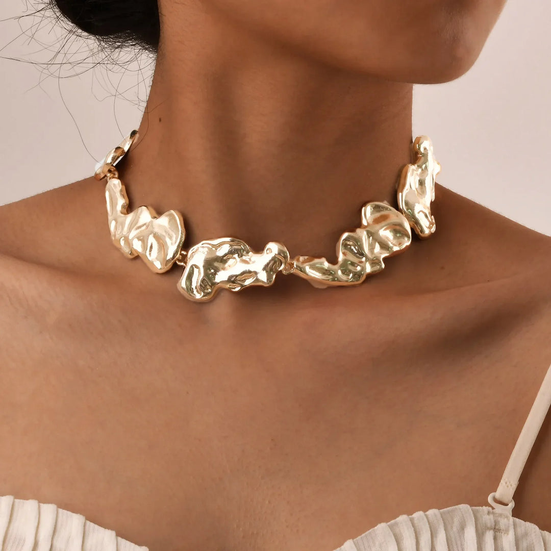 Skanto | Smeltet Lava Choker Halskjede