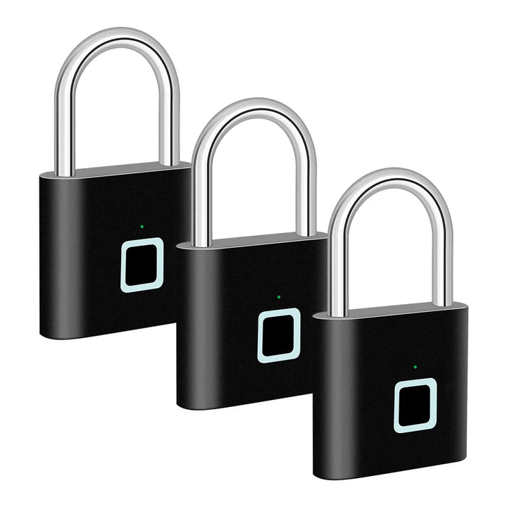 Frendorf | Smart Fingeravtrykk HengeLås med USB-lading og vanntett design – Titan