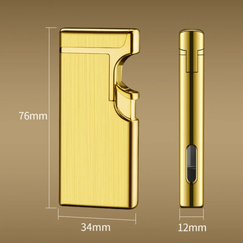 Metal Double Fire Jet Butane Lighter | Skanto