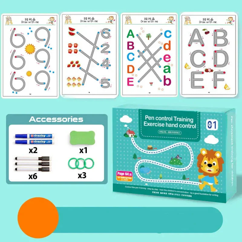 Norvo | Magisk Sporings-arbeidsbok-sett for Barn