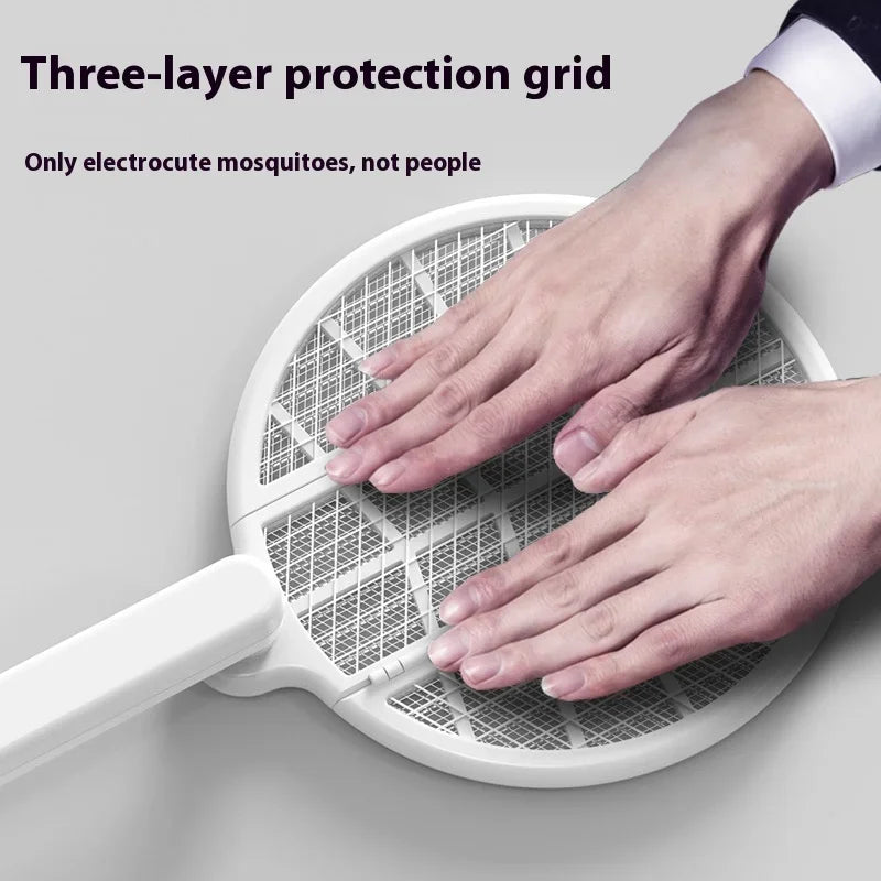 Skanto | Sammenleggbar Automatisk Lampe Myggfanger Racket