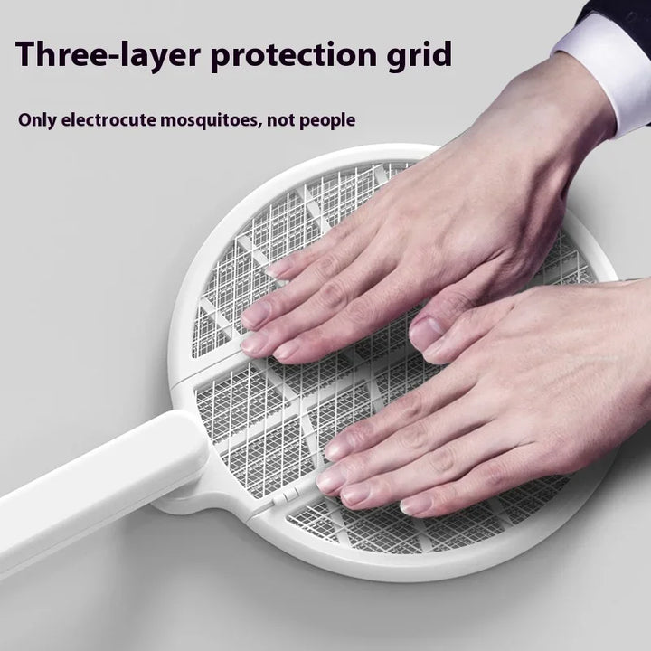 Foldbar Automatisk Lampe Mygg Zapper Racket | Skanto