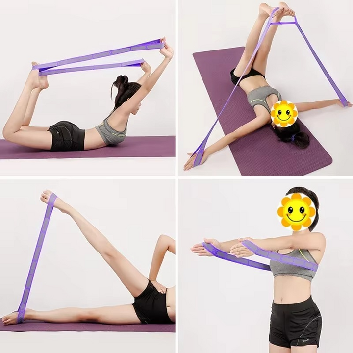 Skanto | Yoga Stretch Strap with Loops for Pilates and Dance
