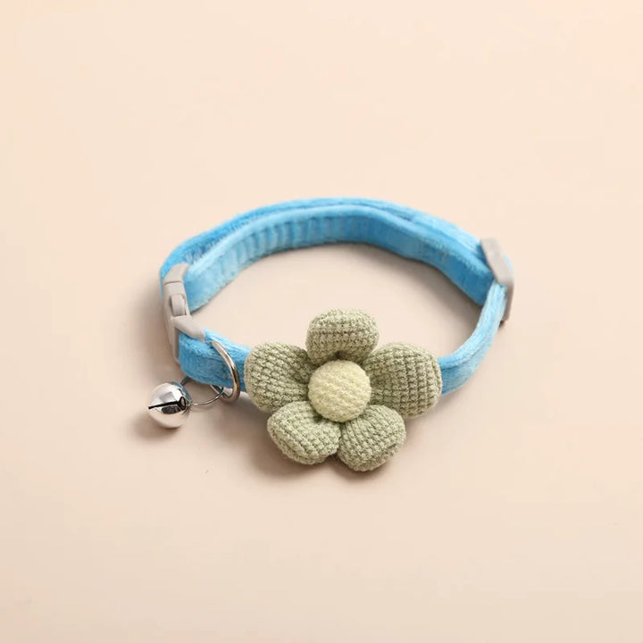 Skanto | Justerbar Kattehalsbånd Med Blomst - Flowercharm