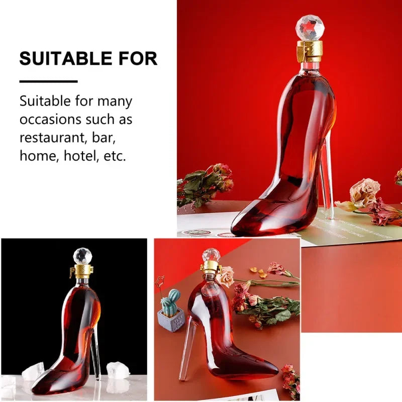 Skanto | Høyhælte Fancy Glass Vin Karaffel