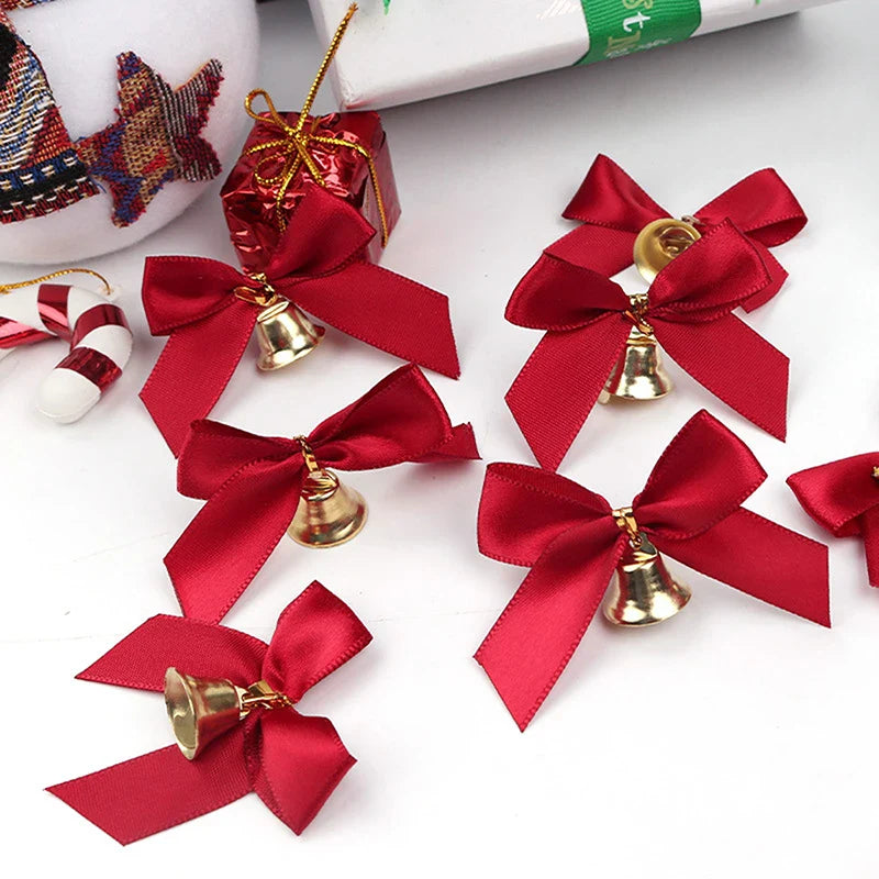 Skanto | KerstKlink | Elegant Sløyfe med Klokker for Dekorasjon