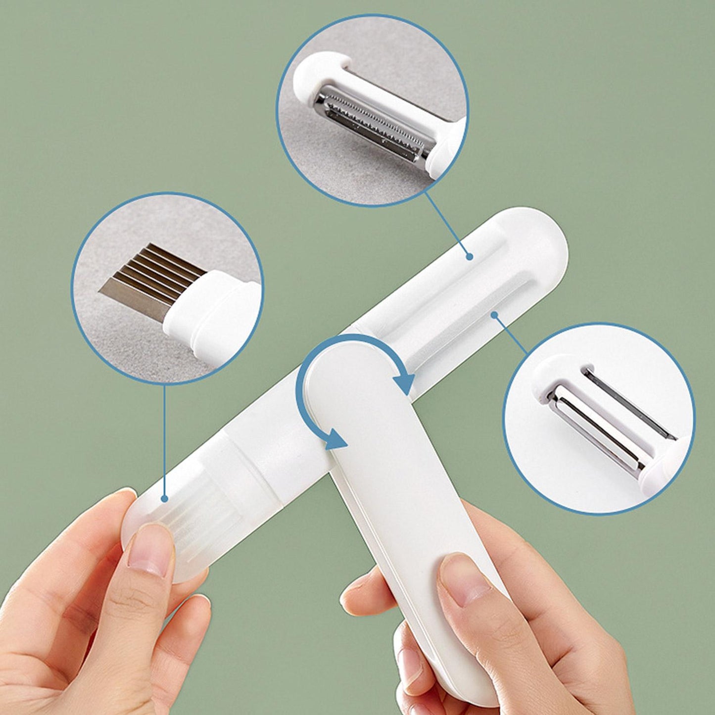 Norvo | 3in1 Magic Helper Multifunksjonell Grønnsakskreller