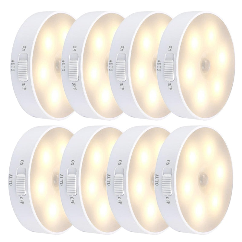 Sticky LED Bevegelsessensor Mini Nattlampe | Skanto