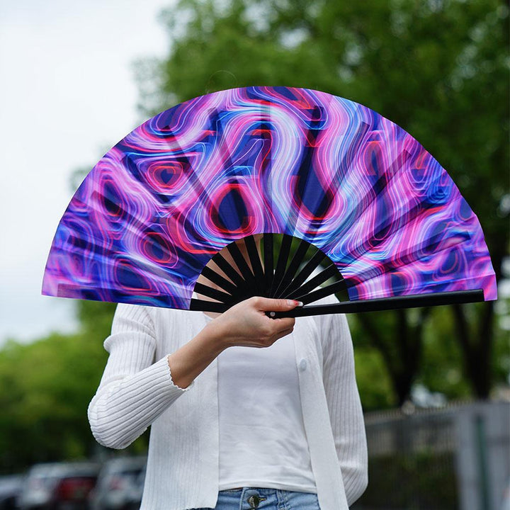 Skanto | Reflekterende japansk stil sammenleggbart håndfan