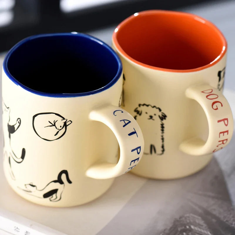 Er du en katte- eller hundeperson kaffekopp