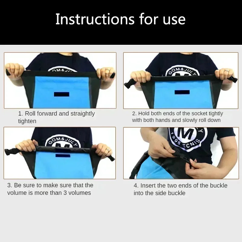 Norvo | Vanntett Ryggsekk AquaDryX 25L | Flytende Tørrsekk | Rulltop & Pustende | Ideell for Kajakkpadling, Fotturer & Utendørs