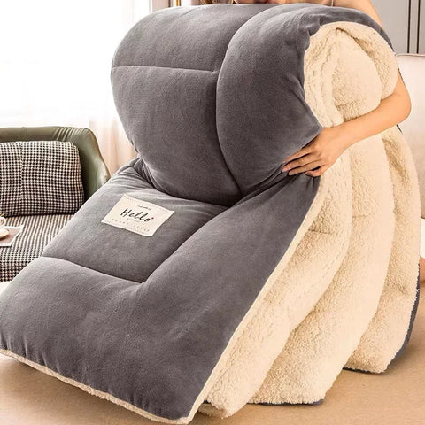 Skanto | Premium Vinterteppe med Dobbeltlag Flanell Fleece