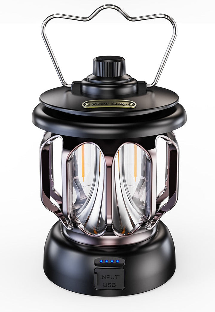 Skanto | Retro Power Bank Camping LED Lampe