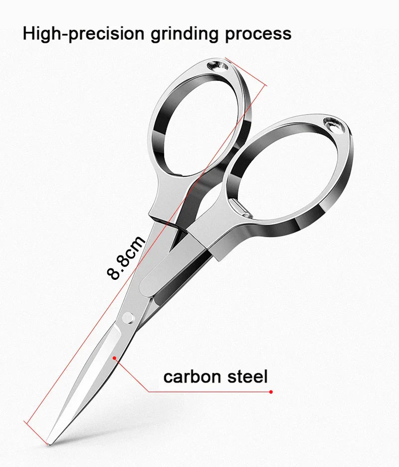 Mini Snip Rustfri Saks Nøkkelring | Skanto