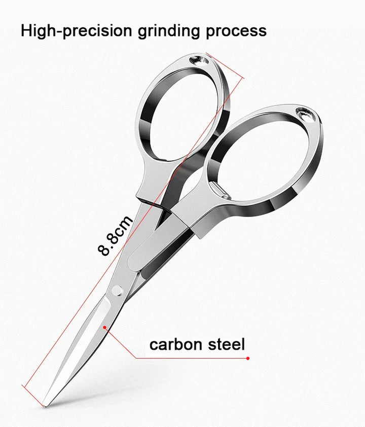Mini Snip Rustfri Saks Nøkkelring | Skanto