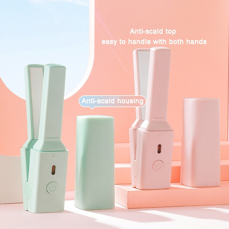 Skanto | Mini Rask Oppvarming USB Reise Hårglatter