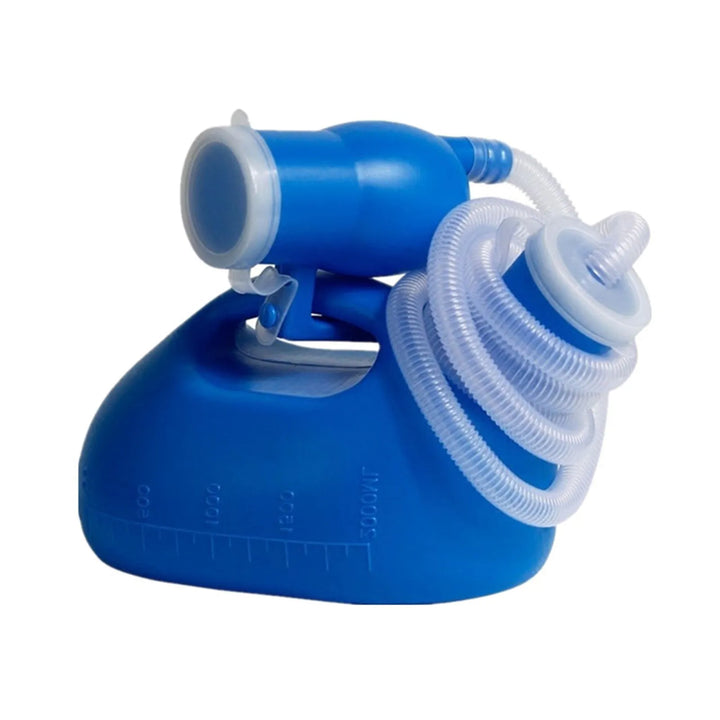 Skanto | Lekkasje-sikker bærbar urinbeholder for menn: 2000 ML urinflaske for hjemme, camping, bilturer