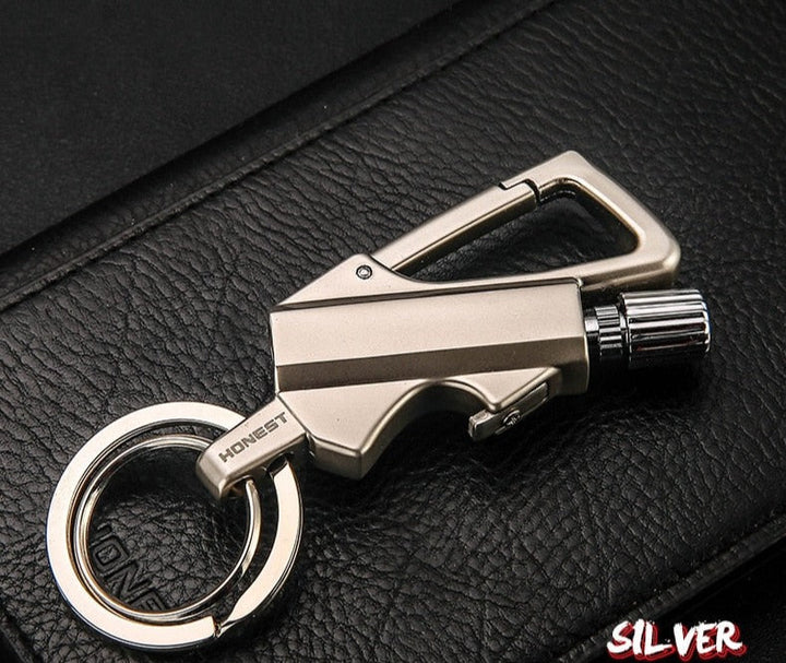 Utendørs vindbestandig lighter fyrstikk nøkkelring | Skanto