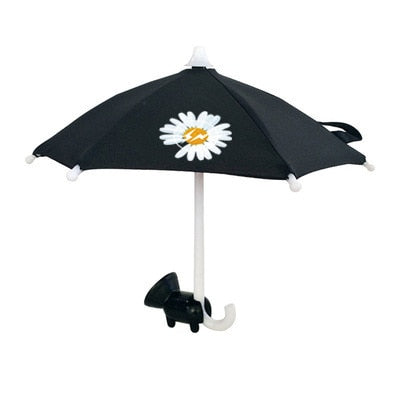 Telefon Parasol Solskjerm - Søt Mini Parasol for Telefon med Universell Justerbar Sugekopp Stativ | Skanto