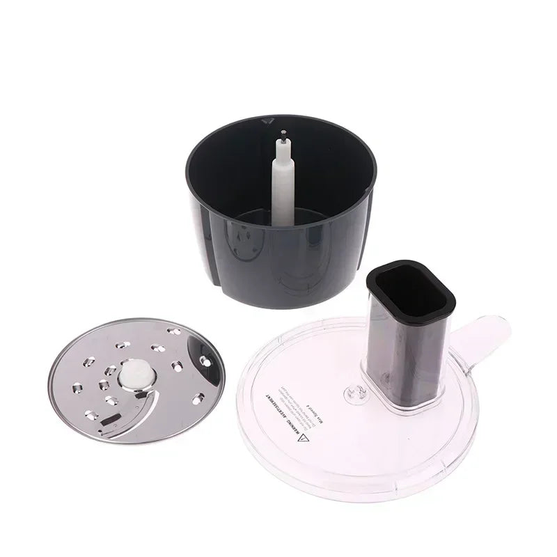 Norvo | MixWerk Thermomix Kuttesett for TM6 & TM5 | Grønnsakskutter & Rivjern | Skjæretilbehør for reddiker & søtpoteter | Tilbehør med beholder