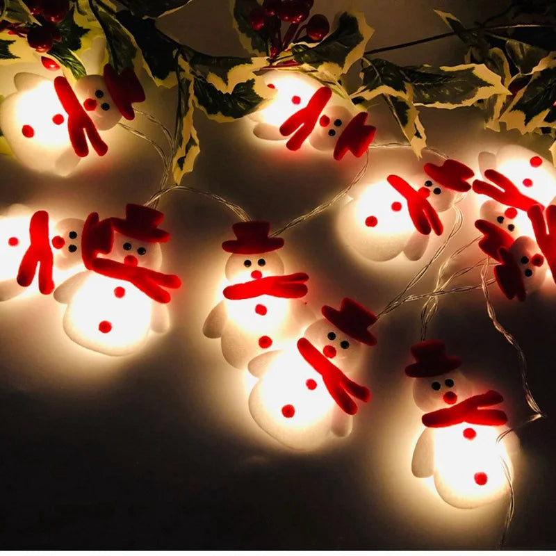Skanto | FrostyGlow – Snømann Julelys og Hengende Ornamenter