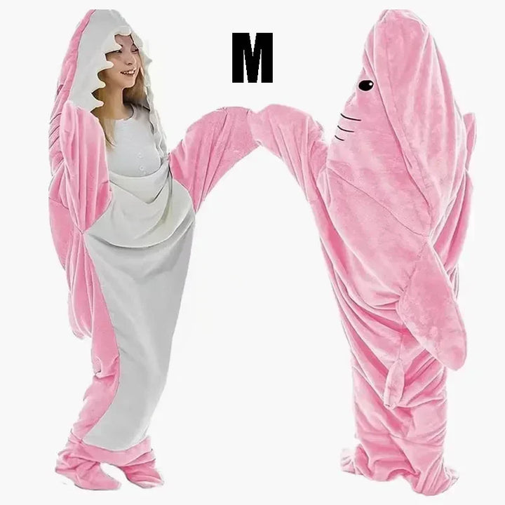 Snuggly Shark Koselig Hettegenser Epleteppe | Skanto