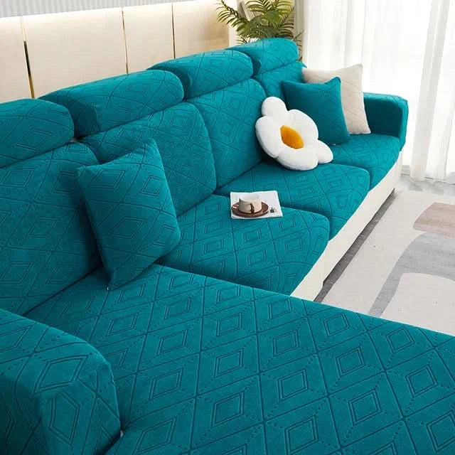 Skanto | SlipBliss - Elegant Jacquard Non-Slip Sofa Trekk