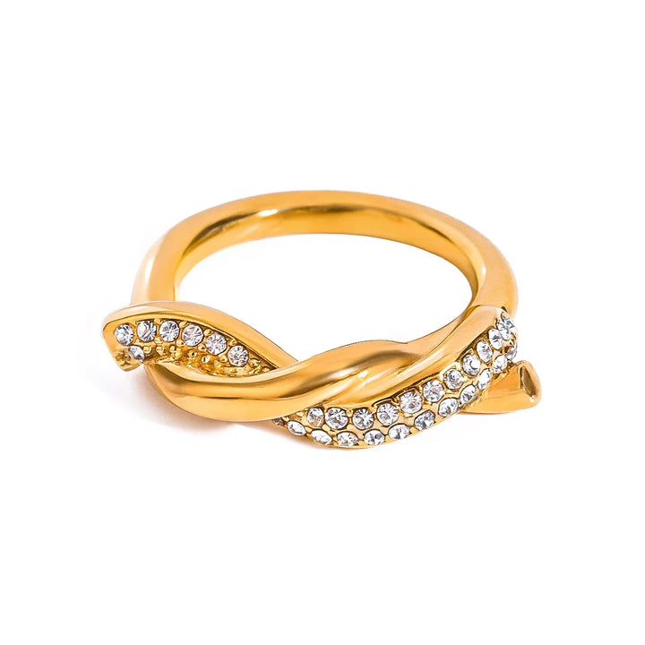 Skanto | Sammenflettet Diamant Accent Ring
