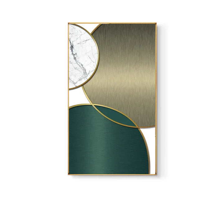Modern Abstract Geometric Circles Wall Art Fine Art Canvas Prints Pictures for Luxury Living Room Dining Room Hotel Bedroom Home Office Art Decor | Skanto
