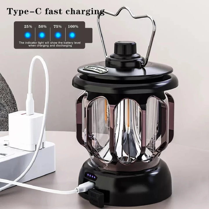Retro Power Bank Camping LED Lampe | Skanto