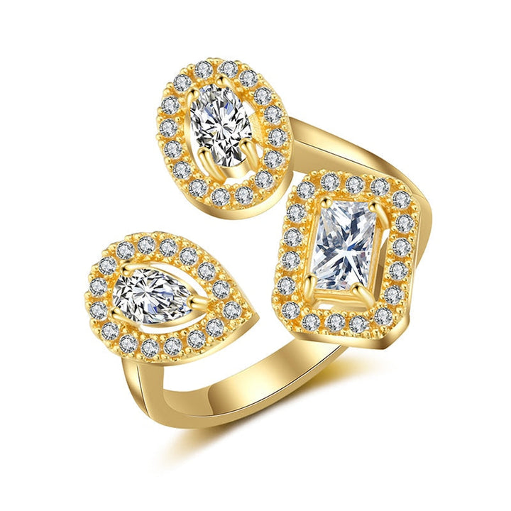 Skanto | Vanndrop Zircon Chic Justerbar Ring