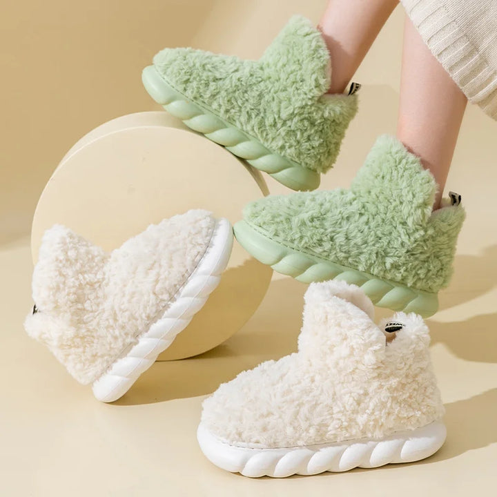 Varme og koselige dameslippers for høst og vinter – Sklisikker, komfortable slippers for hjemmet og fritid | Skanto