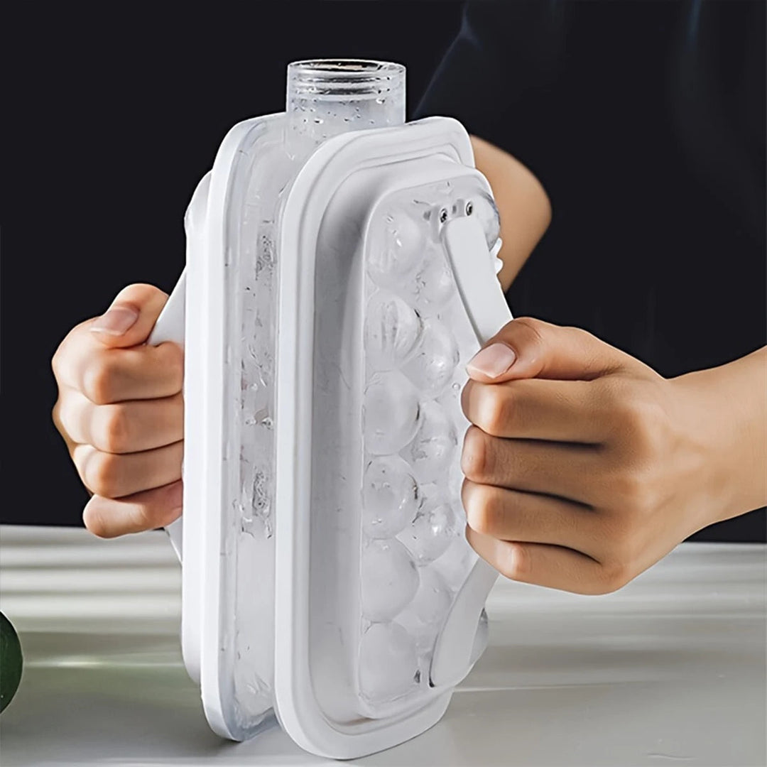 Plassbesparende isbitmaker for forfriskende delikatesser hjemme | Skanto