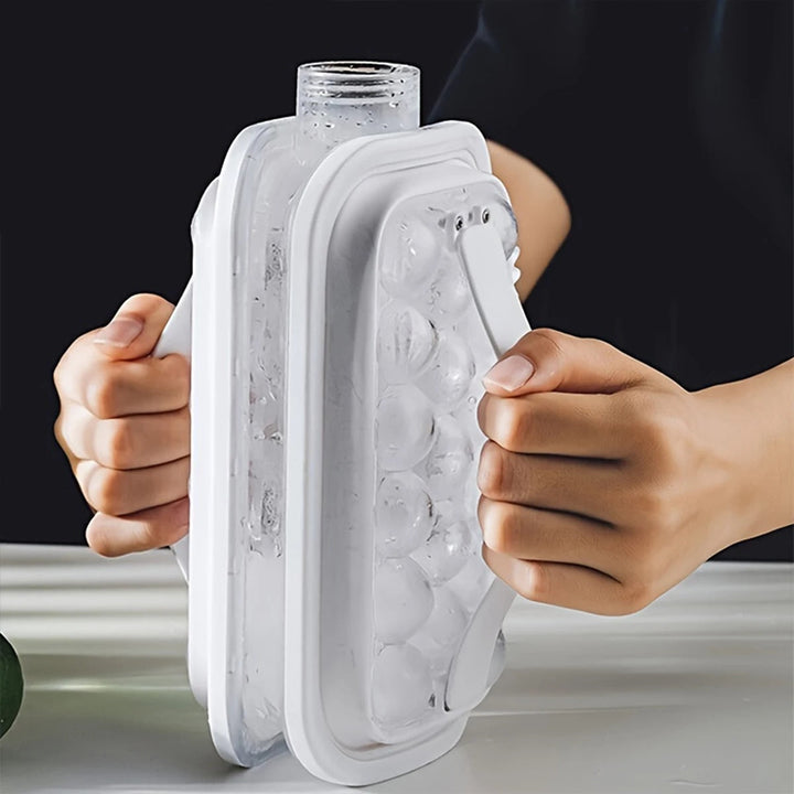Plassbesparende isbitmaker for forfriskende delikatesser hjemme | Skanto