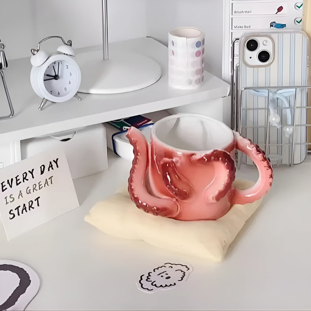 Skanto | Blæksprutte Tentakel Keramikkaffekopp