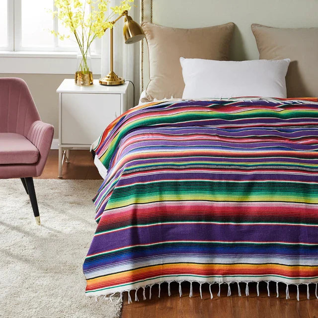 Skanto | Fargerik meksikansk serape-teppe