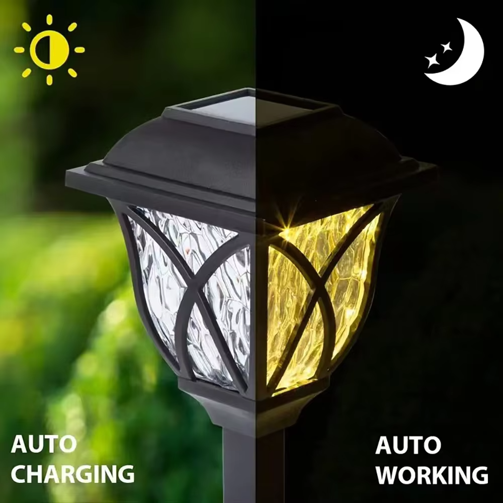 Skanto | 2-Pack Solcelledrevne LED Hagebelysning for Sti og Landskap