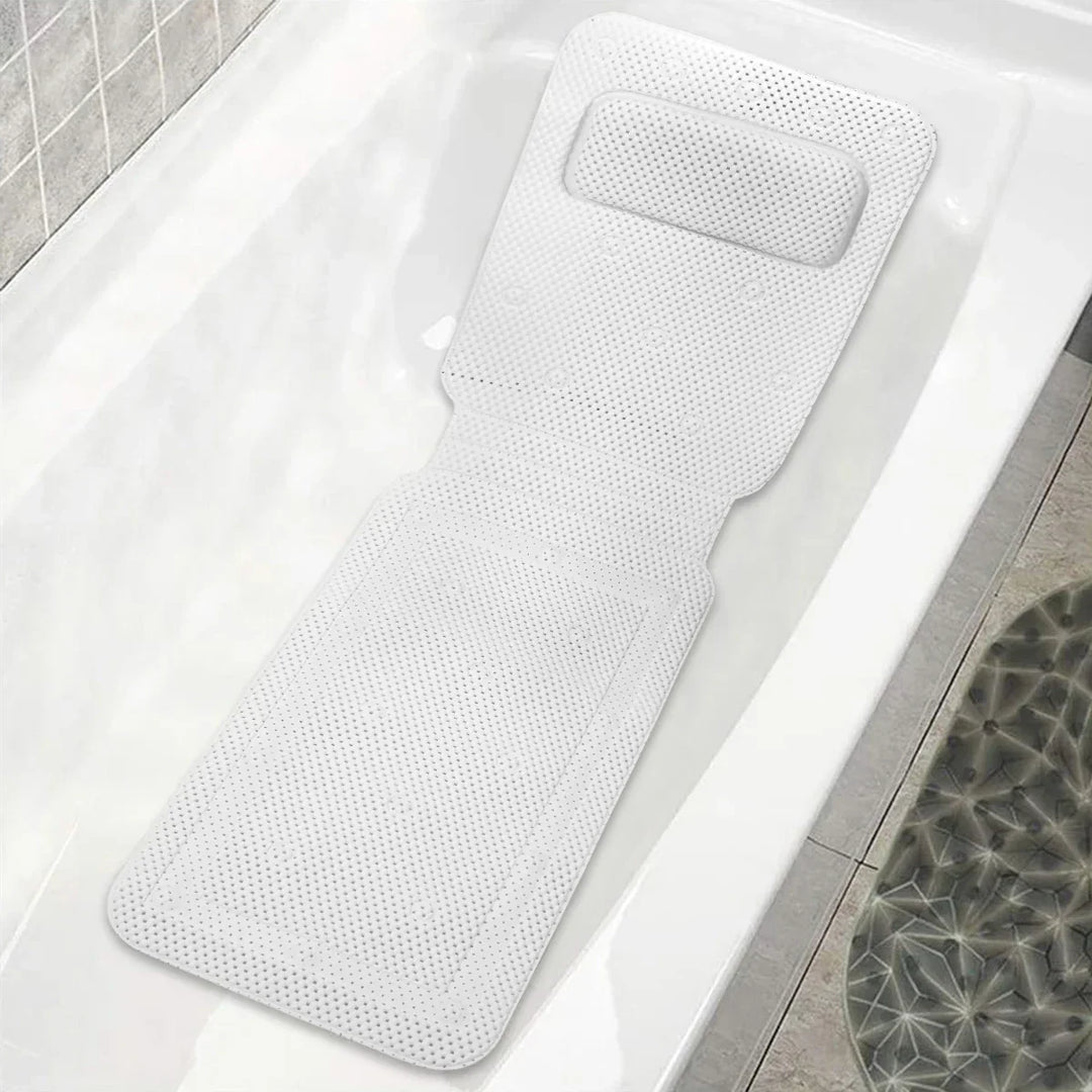 HydroComfort Non-Slip Badekar Matte med Pute Skanto