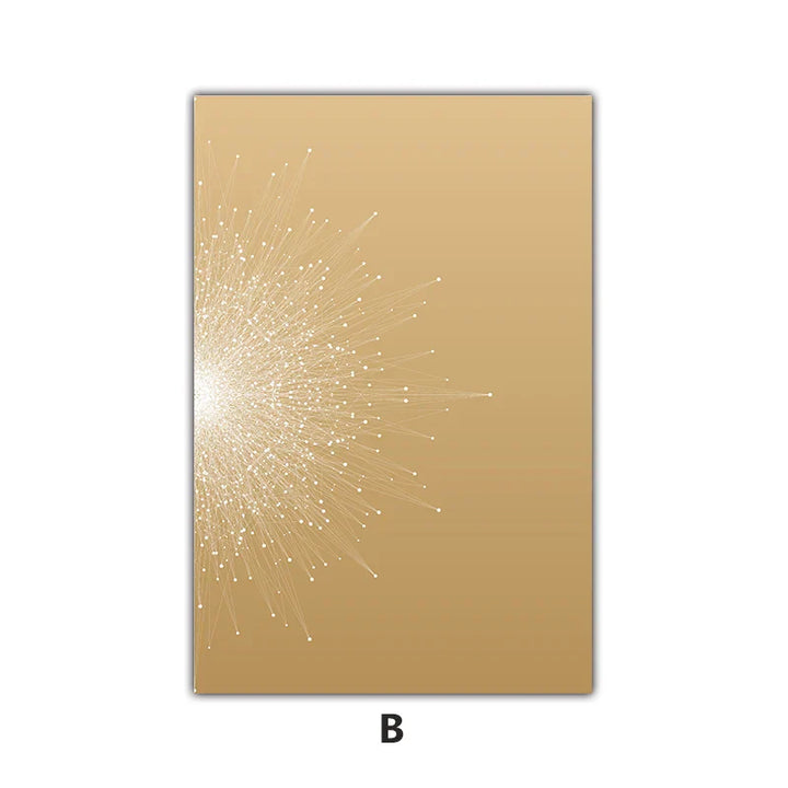 Contrast Color Abstract Particle Geometry Wall Art Quality Canvas Prints Pictures For Living Room Bedroom Home Office Decor | Skanto
