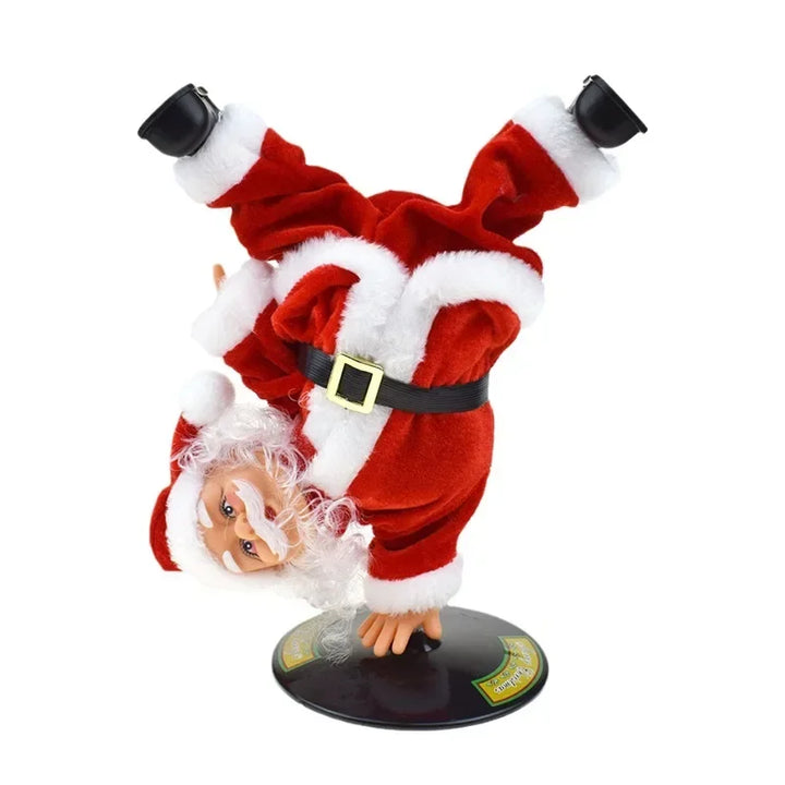 Skanto | Breakdancing Santa Dynamisk Julefigurine