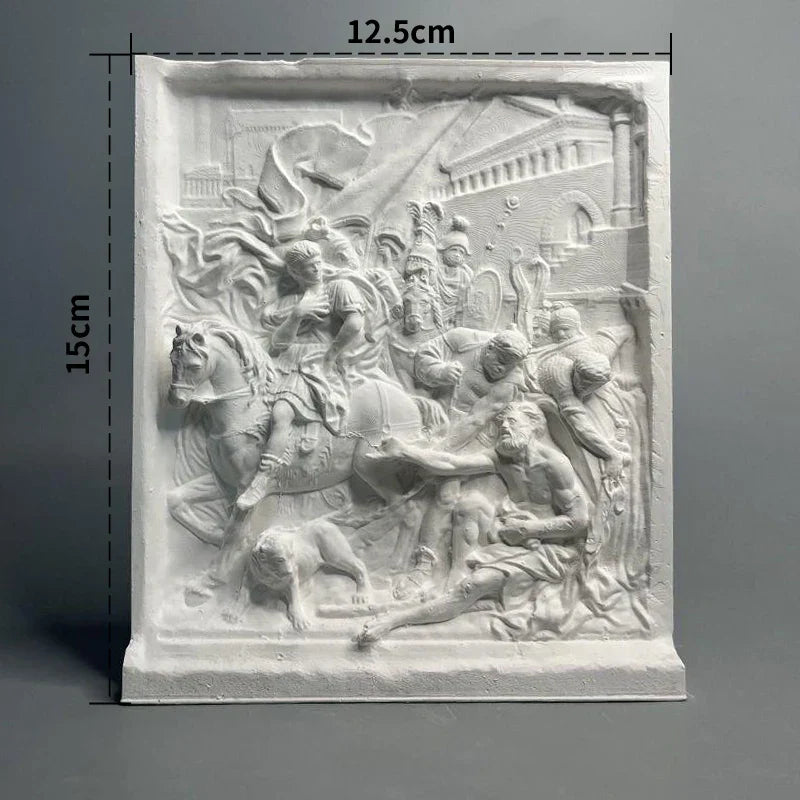 Norvo | Nordisk INS Stil Karakter Gips Statue DIY Malt Skisse Fotografi Rekvisitter Bord Dekorasjoner Hjem Kunst Gips Dekorasjon