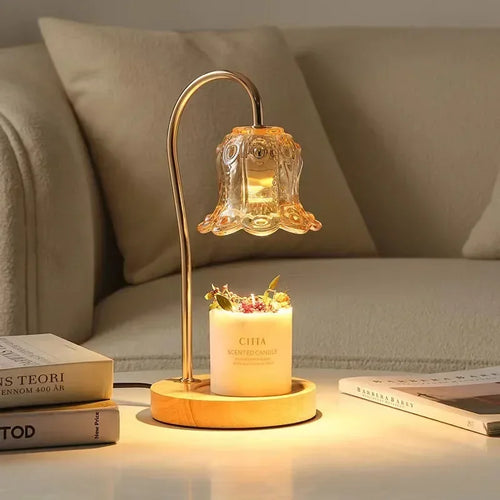 Skanto | Blomformet Varm Publikum Stearinlys Varmer Lampe