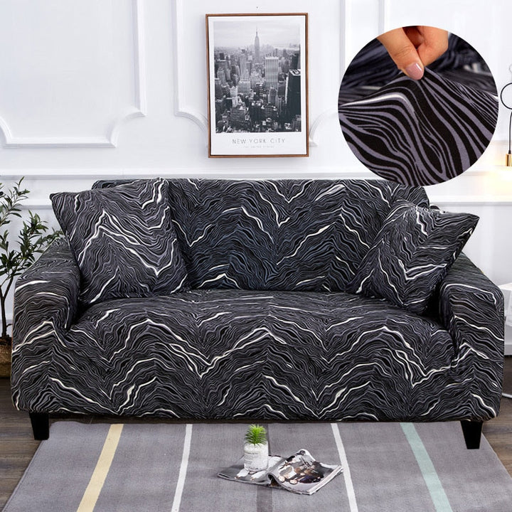 Skanto | Moderne Antiskli Fargerik Elastisk Sofa Trekk