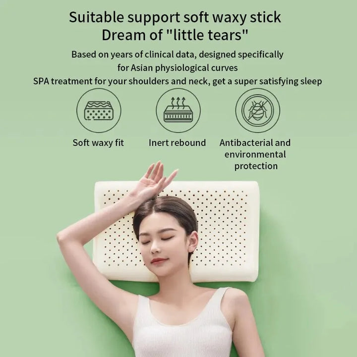 Skanto | Hypoallergenisk naturlatex pustende ergonomisk pute