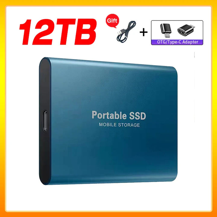 Skanto | Høyhastighets Ekstern Solid State Drive 1TB Bærbar Ekstern Harddisk ssd 2TB Ekstern harddisk ssd harddisk For Laptop Mac